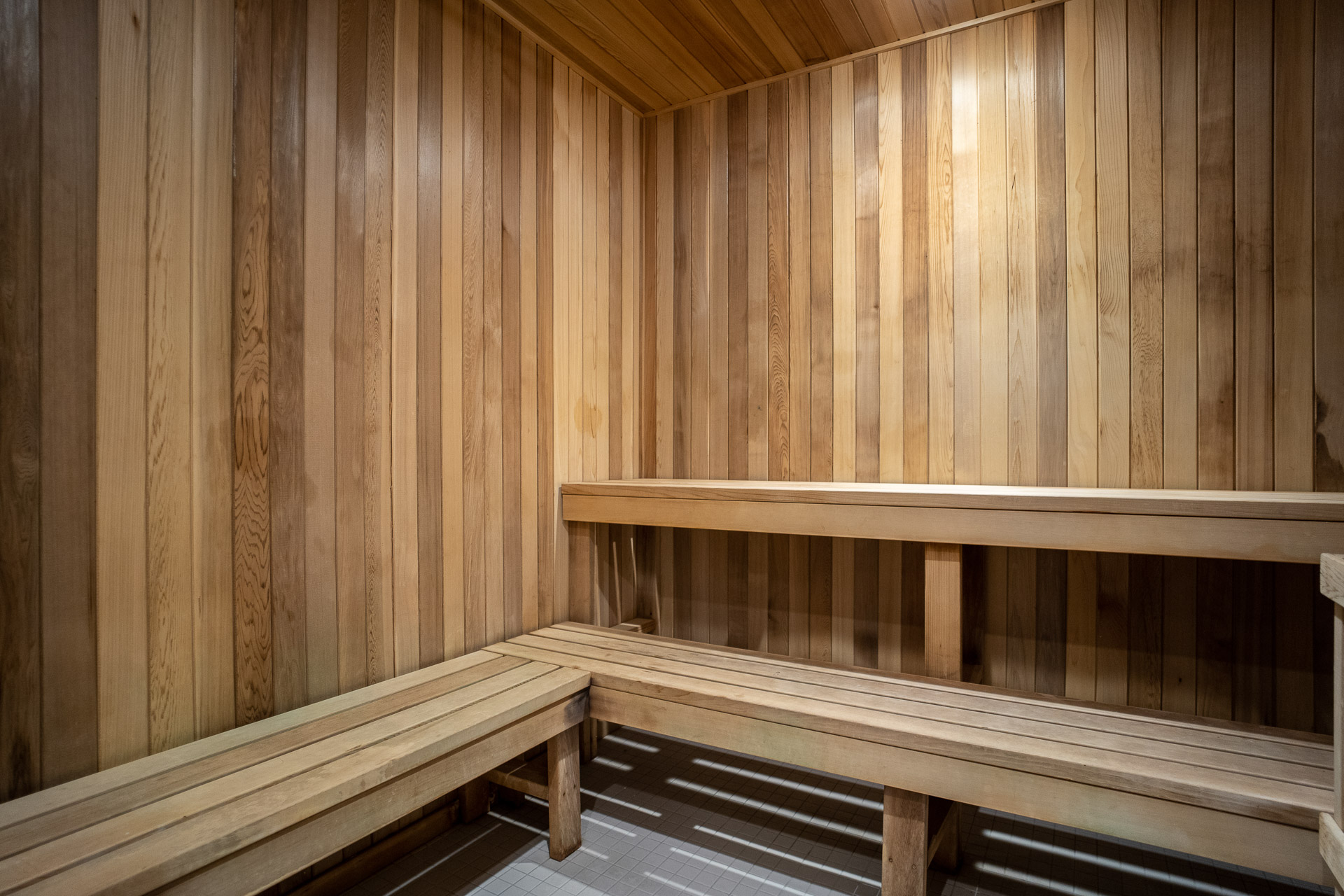 Cedar sauna
